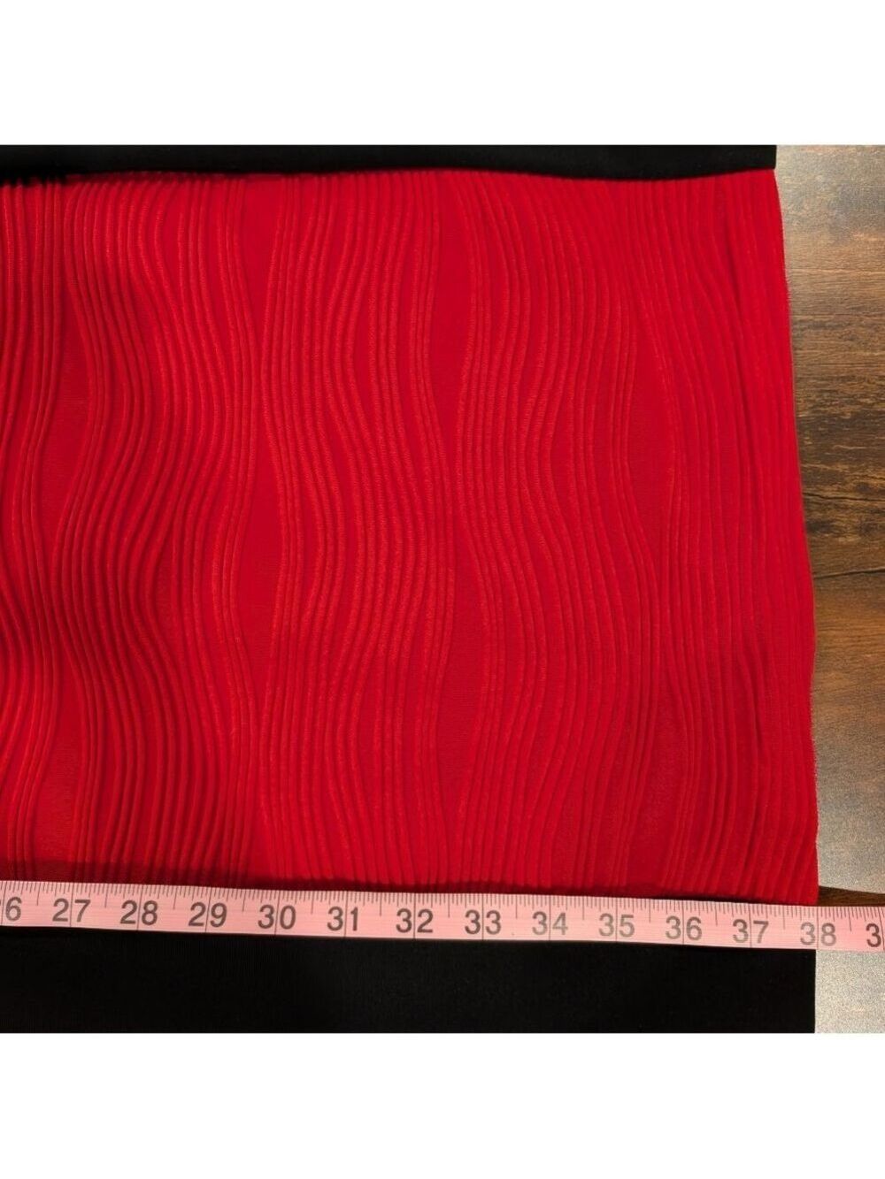 Joseph Ribkoff Red &Black Peplum Dress, Size 6, Fully Lined,Long Zipper,GUC - Picture 7 of 7